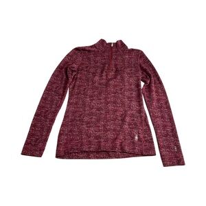 Merino Wool Quarter-Zip Sweater Size Medium